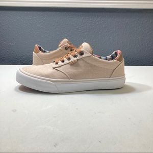 Vans Deluxe Comfort Ortholite Brown Beige Sneakers Shoes 721356 Mens Size 9.5.